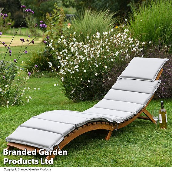 Acacia Sun Lounger with cushion