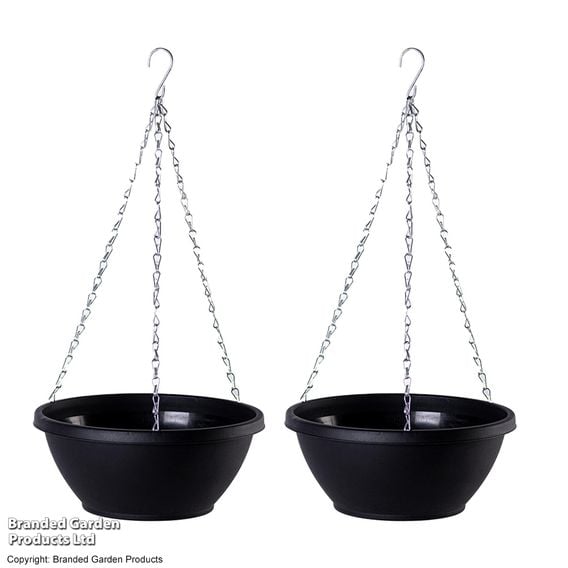 25cm Plastic Hanging Basket