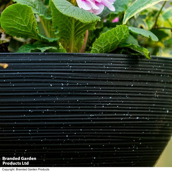 Flecked Stone Effect Hanging Basket