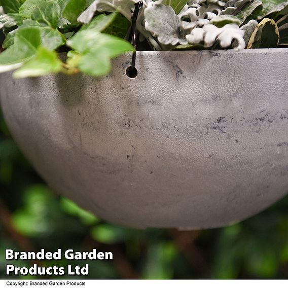 Medium Stone Effect Hanging Basket