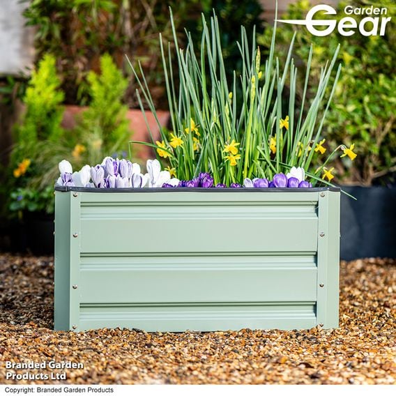 Garden Gear - Metal Raised Garden Bed - Green