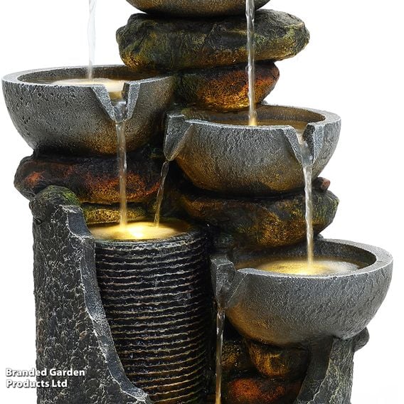 Serenity - Cascading Slate Water Feature