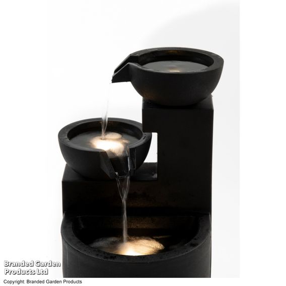 Serenity - Three Bowl Cascading Water Feature