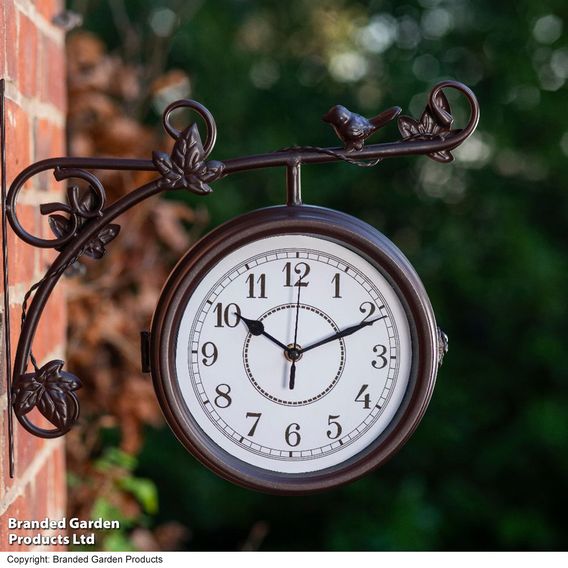 Aldbury Double-sided Garden Clock