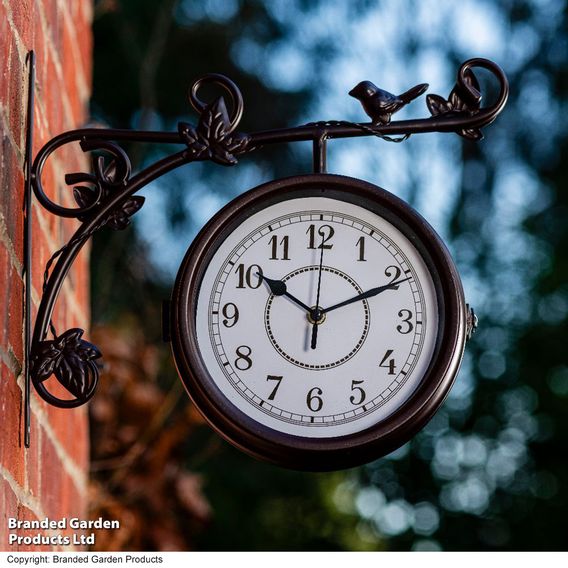Aldbury Double-sided Garden Clock