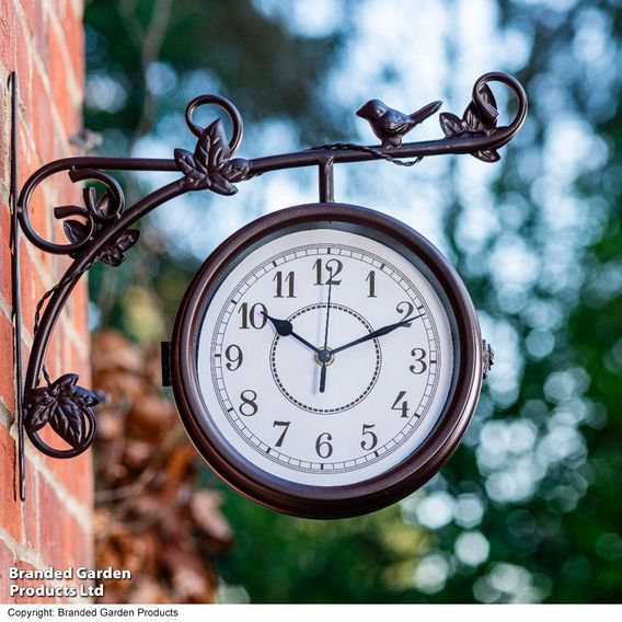 Aldbury Double-sided Garden Clock