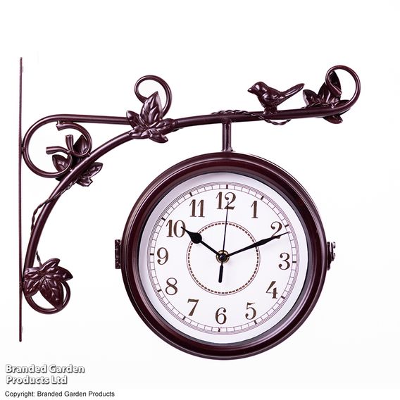 Aldbury Double-sided Garden Clock