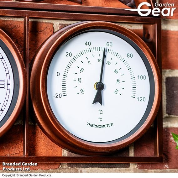 Garden Gear - Highgrove Garden Wall Clock & Thermometer