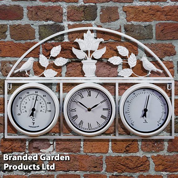 Garden Gear - Garden Wall Clock - Cream