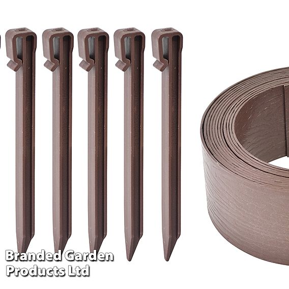 Garden Border Wood Effect Edging