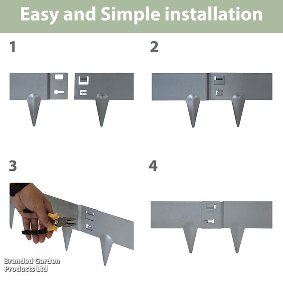 Heavy Duty Metal Border Edging