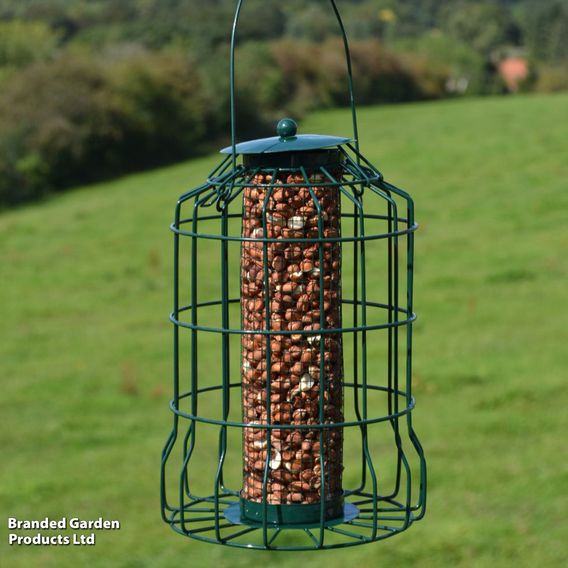 Caged Peanut Feeder