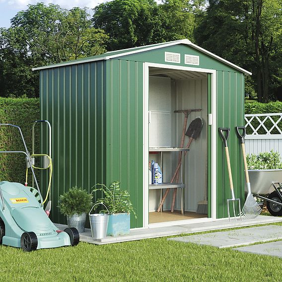 Garden Gear Apex Metal Shed 7 x 4.2FT