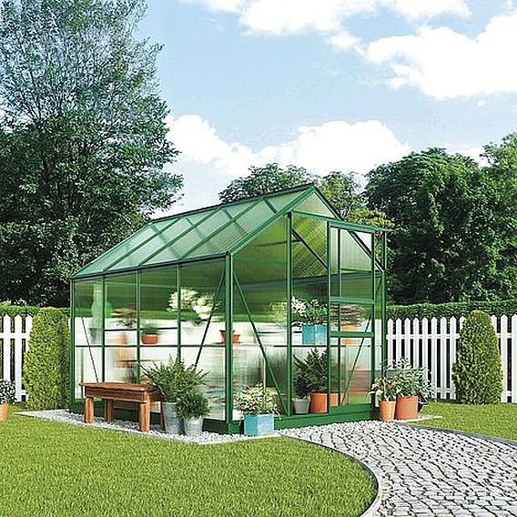 Greenhouse 6.2X8.3X6.6ft Green