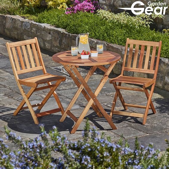 Garden Gear - Acacia Hardwood Bistro Set
