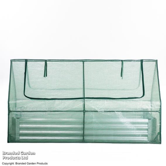 Garden Gear - Galvanised Metal Raised Bed with Greenhouse Cover
