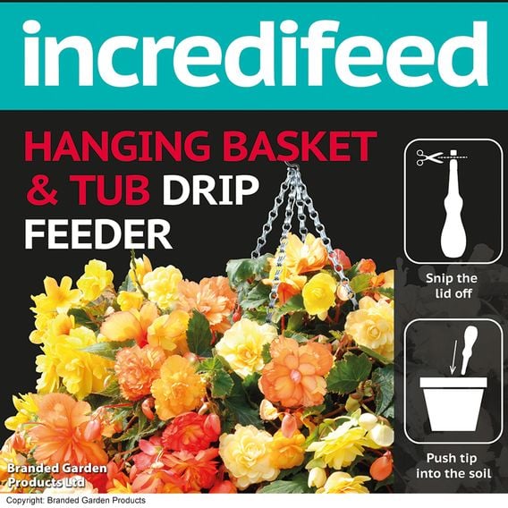 IncrediFeed Hanging Basket & Tub Drip Feeder