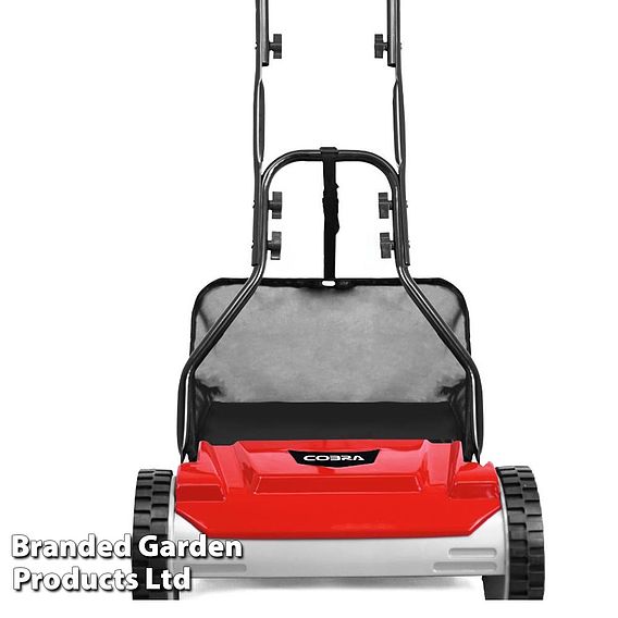 Cobra Hand Cylinder Lawn 38cm Mower With Grass Bag