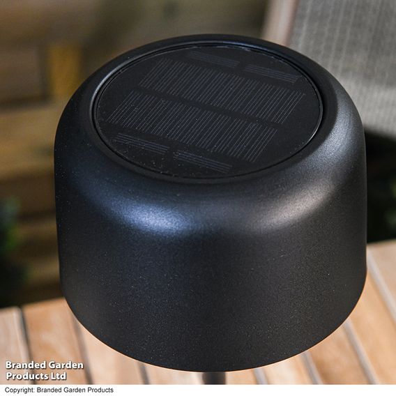 Garden Gear Solar Outdoor Metal Table Touch Lamp