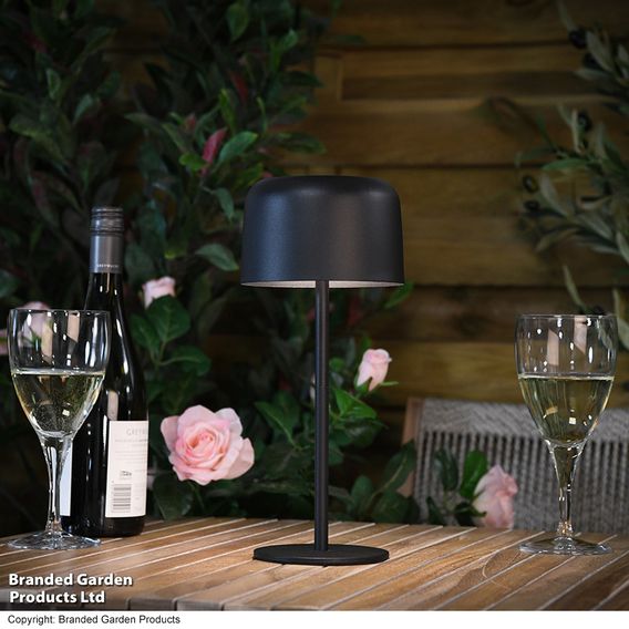 Garden Gear Solar Outdoor Metal Table Touch Lamp