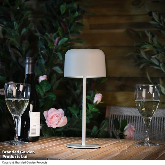Garden Gear Solar Outdoor Metal Table Touch Lamp