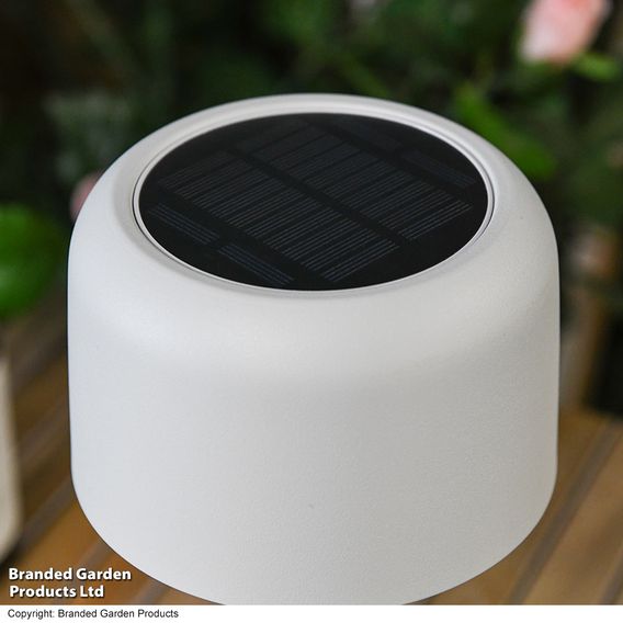 Garden Gear Solar Outdoor Metal Table Touch Lamp