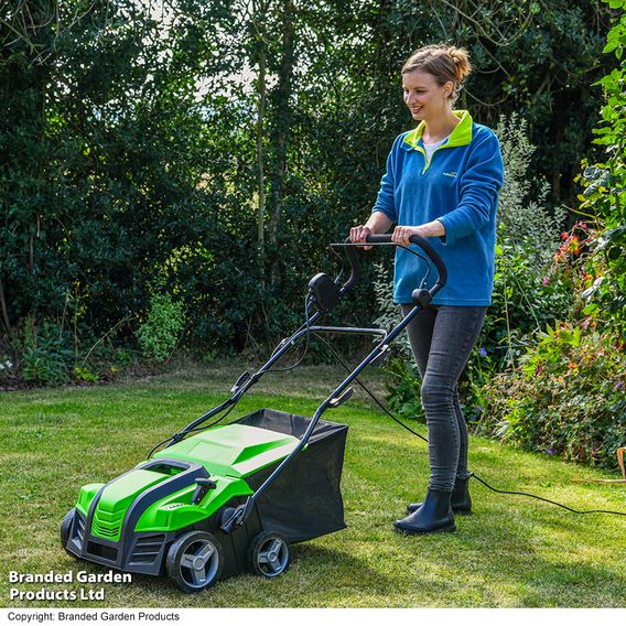 Garden Gear 2000W 2-in-1 Lawn Rake & Scarifier
