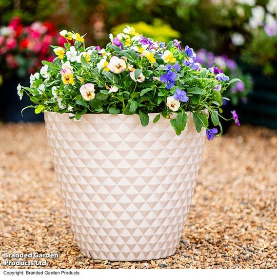 Garden Gear - Slate Ivory Diamond Planter