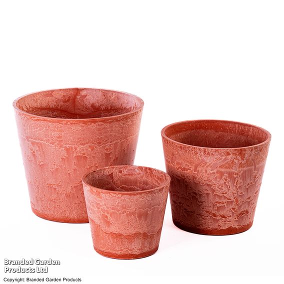 Caesar Marble Effect Terracotta Planters