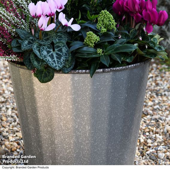 Garden Gear - Steel Effect Planter