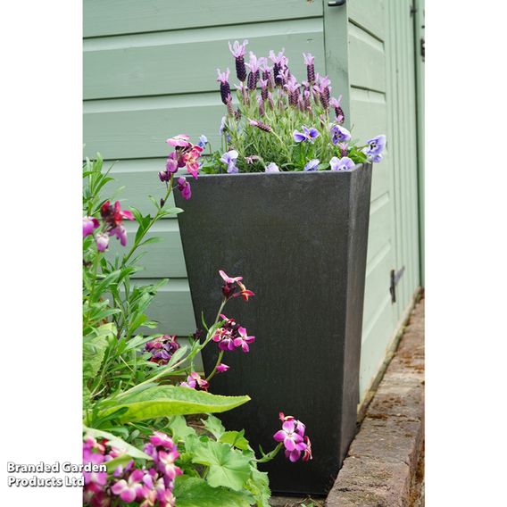 Sonata Slate Garden Planters