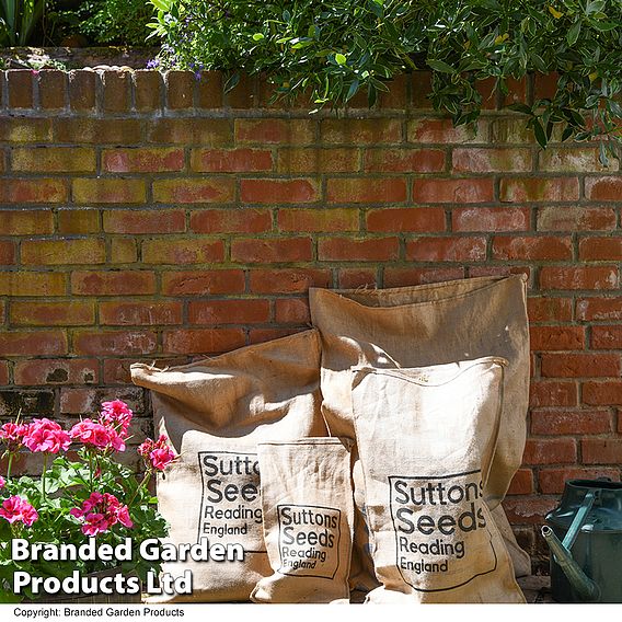 Suttons Seeds Vintage Hessian Sacks