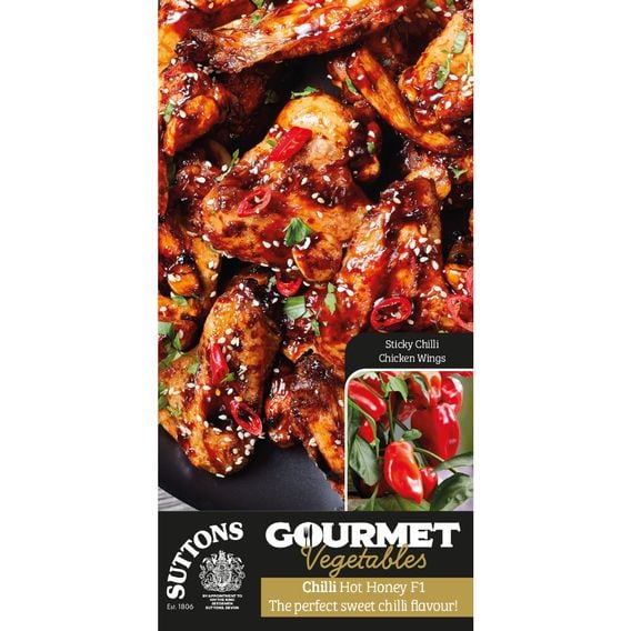 Chilli Pepper 'Hot Honey' F1 - Gourmet Veg Seeds