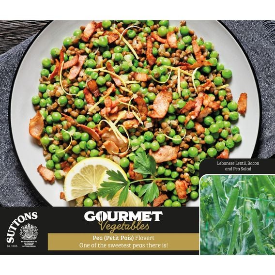 Pea 'Flovert' (Petit Pois) - Gourmet Veg Seeds