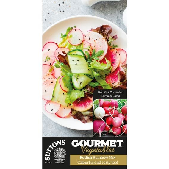 Radish 'Rainbow Mix' - Gourmet Veg Seeds