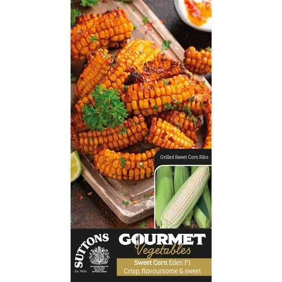 Sweetcorn 'Eden' F1 - Gourmet Veg Seeds