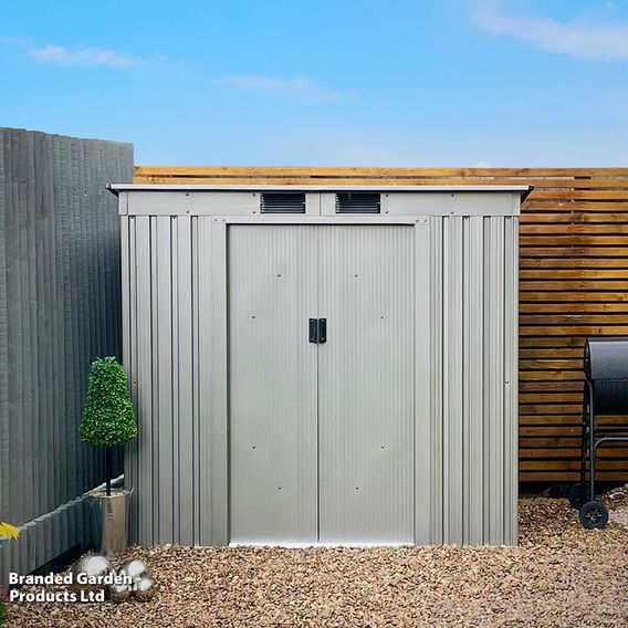 Garden Gear - Pent Metal Shed 6.6 X 3.9ft