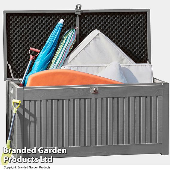 Garden Gear 270-Litre Lockable Garden Storage with Sit on Lid