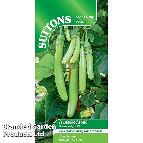 Aubergine Green Knight F1 - Seeds