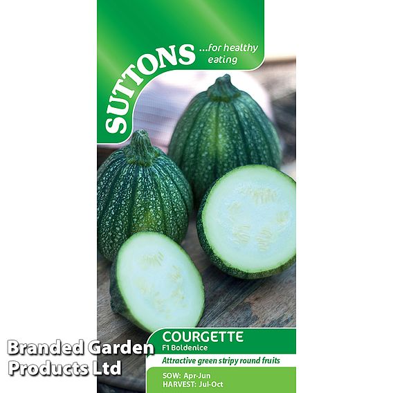 Courgette Seeds - Boldenice F1 Hybrid 