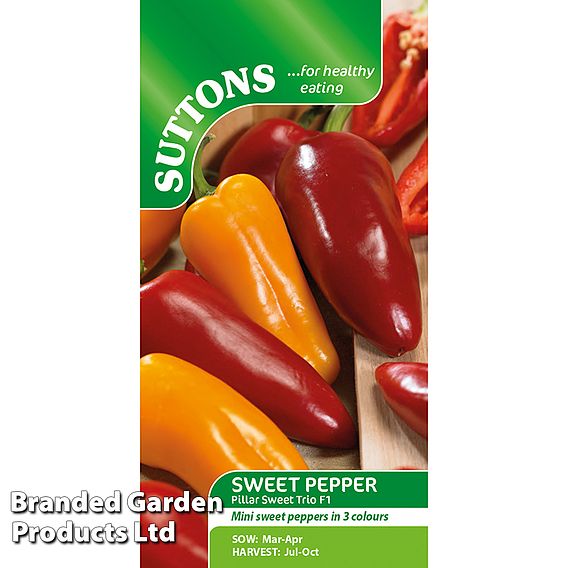 Sweet Pepper 'Pillar Sweet Trio' F1 - Seeds