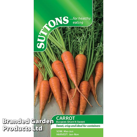 Carrot 'Burpees Short N Sweet' - Seeds