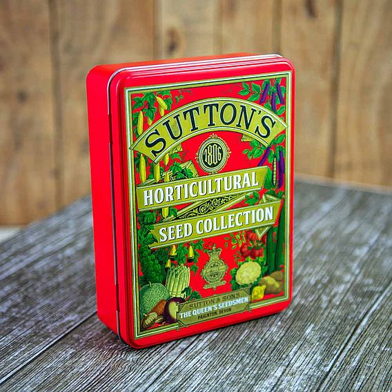 Suttons 1806 Red Seed Tin