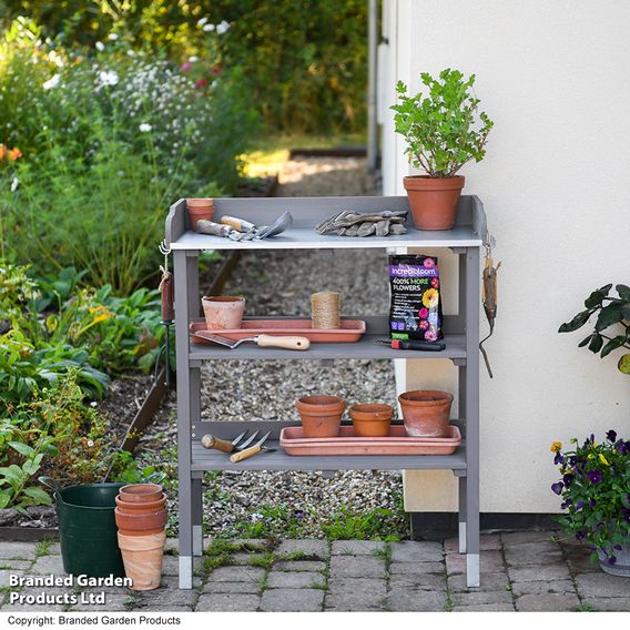 Garden Gear - 3-Tier Wooden Potting Table