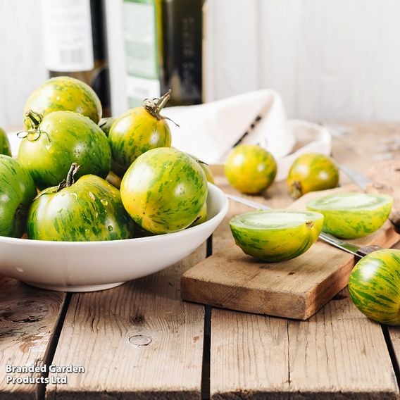 Tomato 'Green Zebra' (Heirloom Salad)