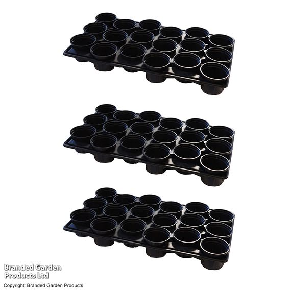 Garden Gear - Black Shuttle Trays and Pots