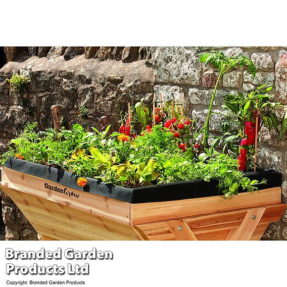 Garden Grow Wooden Raised Planter