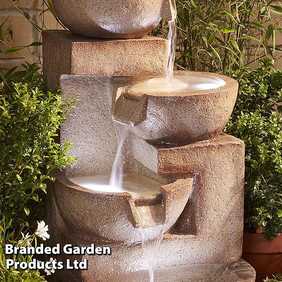 Four Tier Laguna Cascade Water Feature