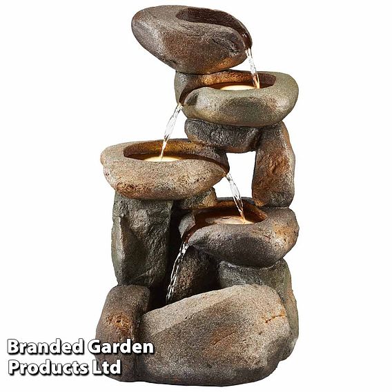 Serenity Tumbling Rocks Water Feature