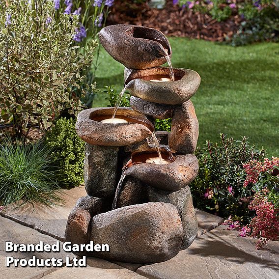 Serenity Tumbling Rocks Water Feature